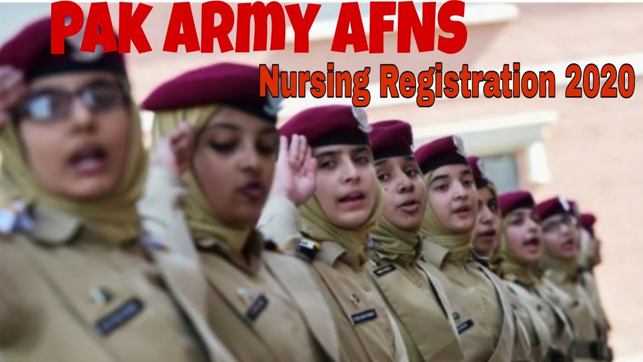 Pak Army Nursing AFNS Registration 2020 || Eligibility Criteria || How to register || Documentation
