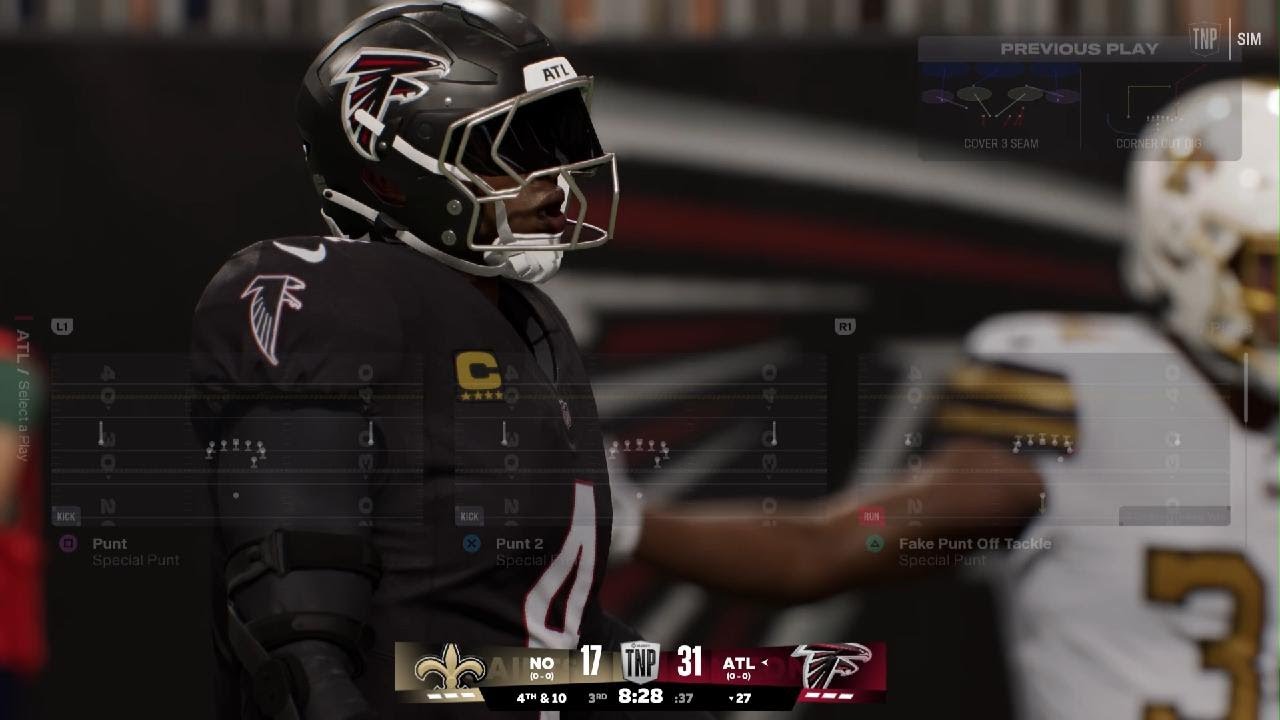 Madden NFL 26 FFY6 Season opener Falcons Saints Second Half