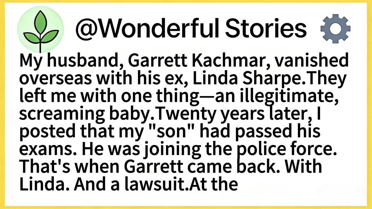 My husband, Garrett Kachmar, vanished overseas with his ex, Linda Sharpe.They left me with one