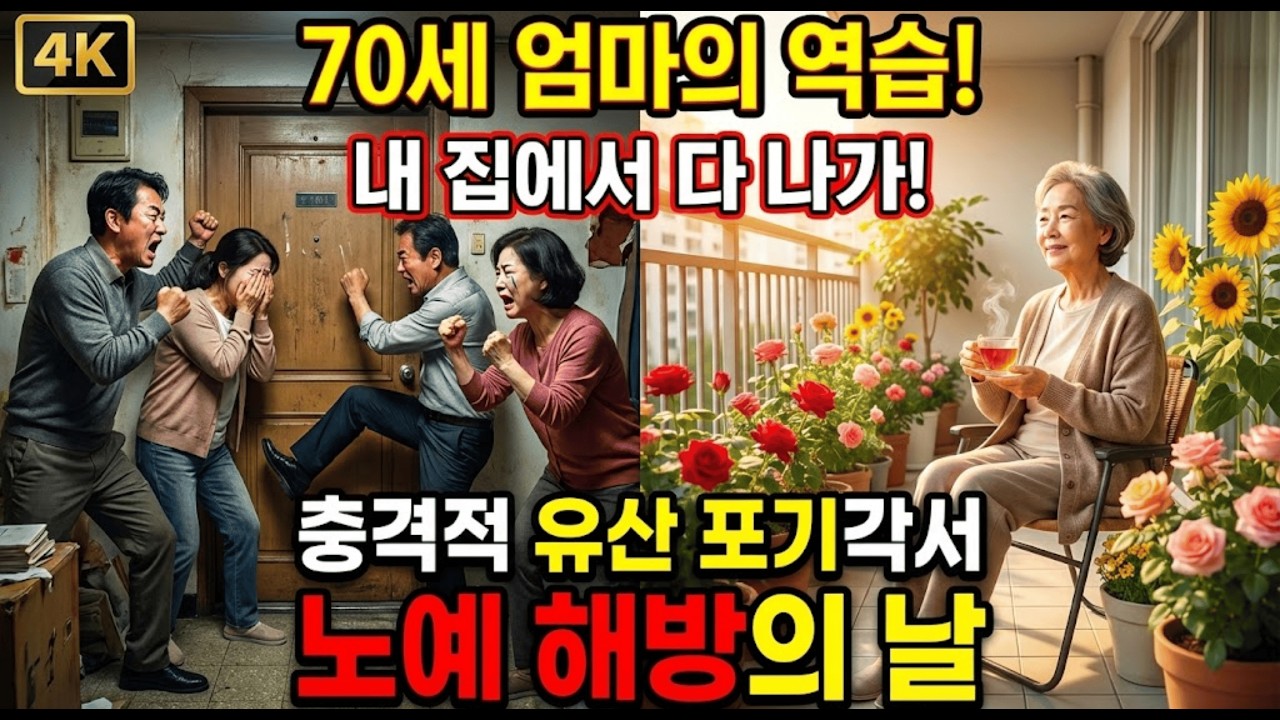 생일날 일만 시키는 자식들 trước 단친서 내밀자 집안이 발칵 뒤집혔습니다