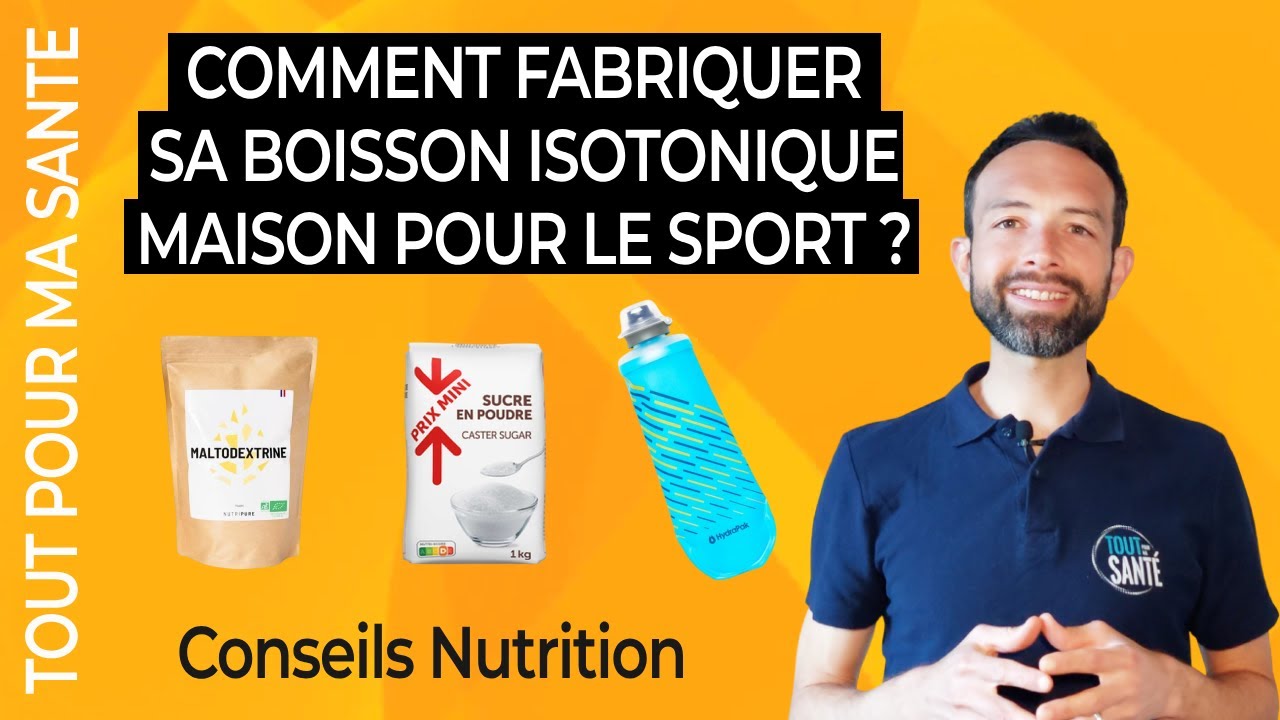 3 recettes de boissons isotoniques de l'effort pour sport