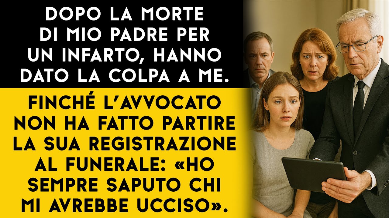 Quando l’avvocato ha fatto partire il video, ho capito: mio padre aveva previsto tutto