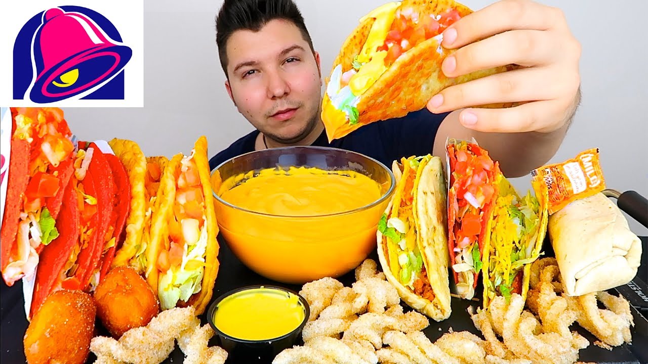 Cheesy Taco Bell • MUKBANG