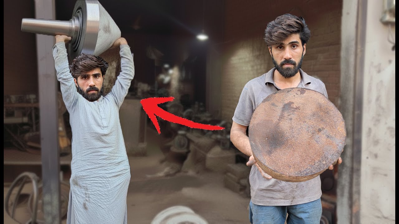 Secret Tool Crafting Pakistani Impact Bull Nose Pipe Milling Making Challenge