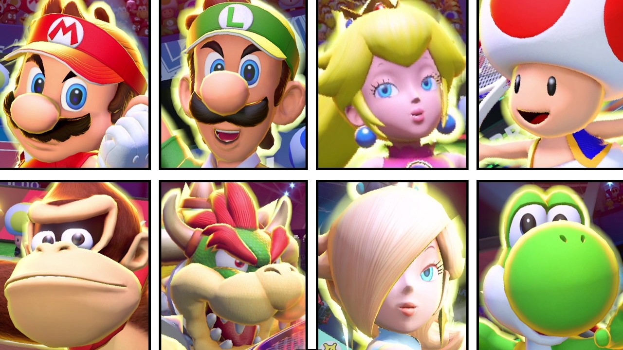 Mario Tennis Aces: All Character's Special Moves (DLC Included)