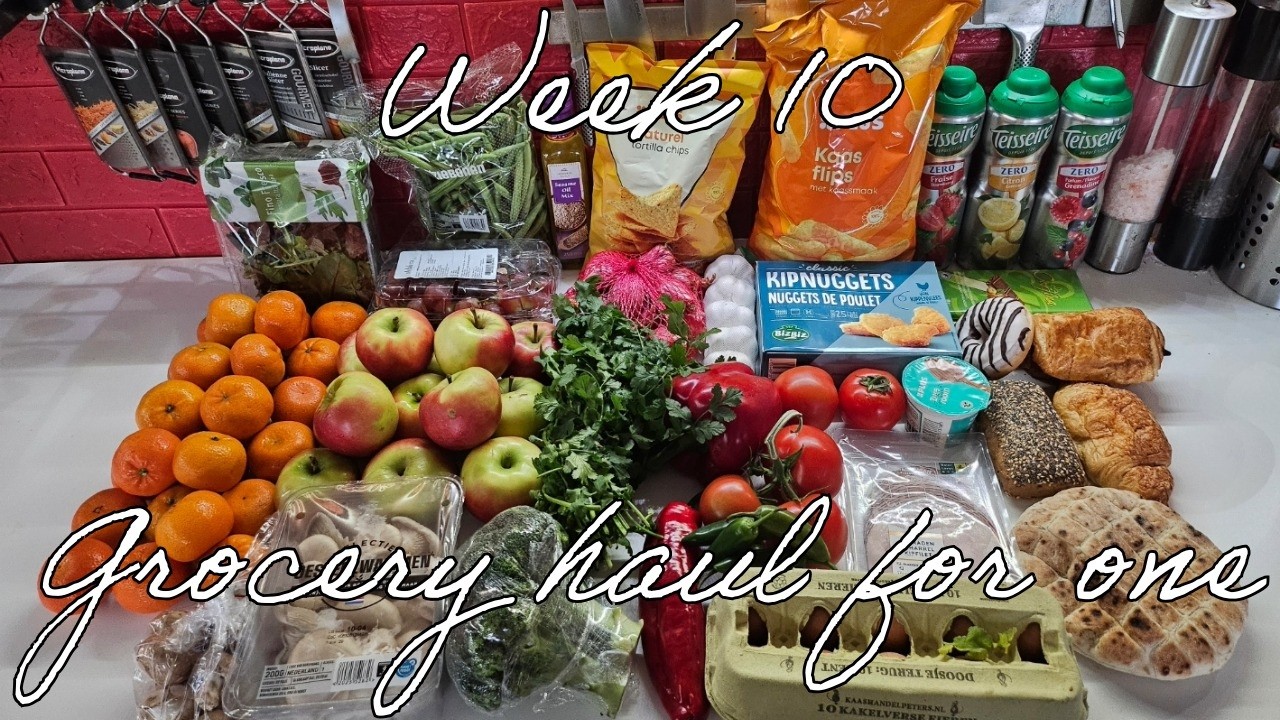 Weekly single person grocery haul  | Week 10 2026