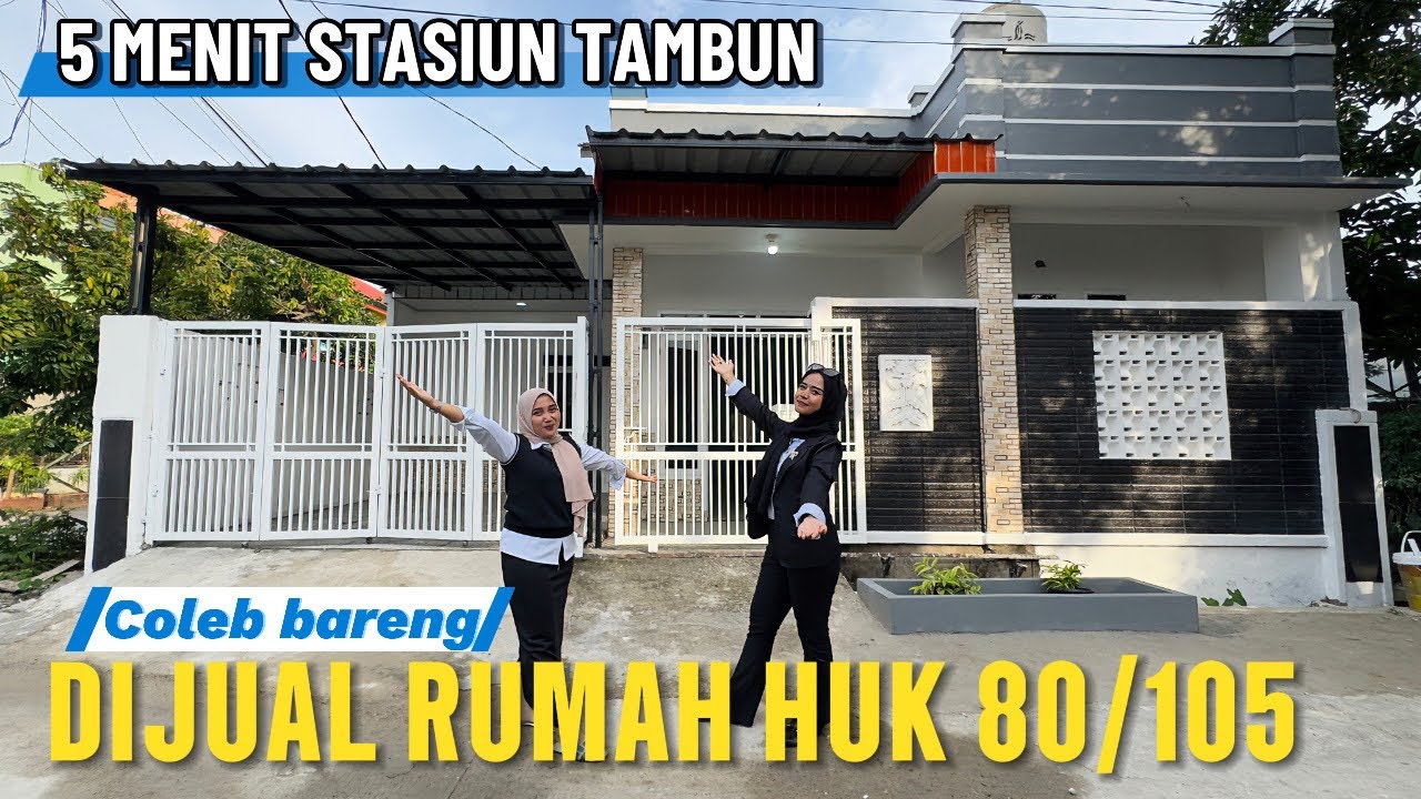 Dijual Cepat Rumah Huk Tipe 80/105 Bangunan Full Renovasi Harga Terjangkau Sekali | Graha Prima Baru