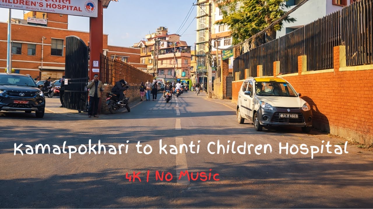 Kathmandu VIP Area Day Drive 4K | Kamalpokhari to Maharajgunj | Nepal Capital City Traffic Tour