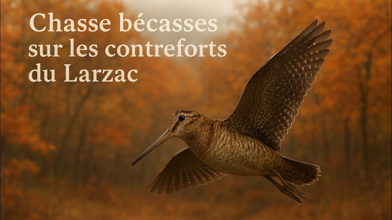 Chasse b&eacute;casse sur les contreforts du Larzac.