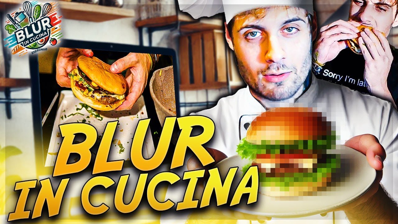 🍔IN CUCINA con BLUR ! PREPARIAMO lo SMASH BURGER 🍔