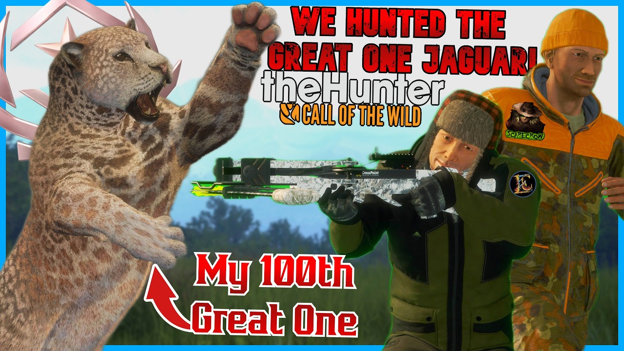 We Hunted THE GREAT ONE JAGUAR With The Crossbow!!! (Feat. @ScarecrowTheHunter ) | COTW