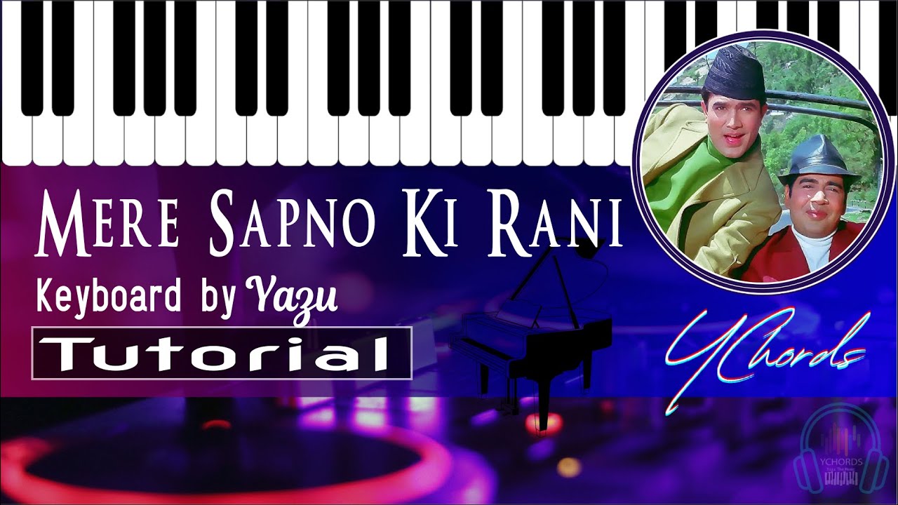 Mere Sapno Ki Rani  | Aradhana | Keyboard Notes
