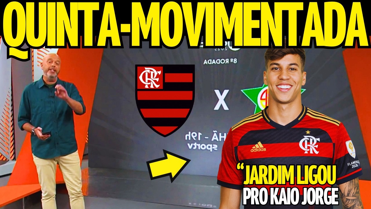 GLOBO ESPORTE RJ 05/03! LEONARDO JARDIM QUER KAIO JORGE NO FLA! NOVA PROPOSTA! NOTICIAS DO FLAMENGO!