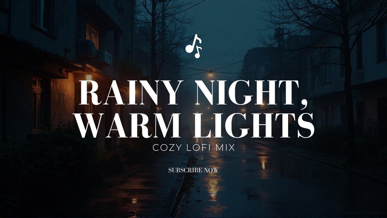 Rainy Night, Warm Lights — Cozy Lofi Mix