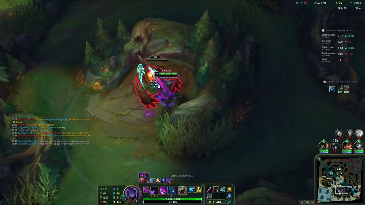 Bel Vet en URF - Re Feed me dejaron