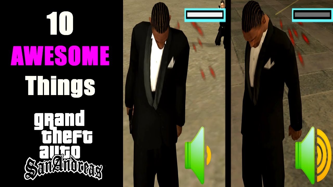 10 УДИВИТЕЛЬНЫХ вещей в GTA San Andreas