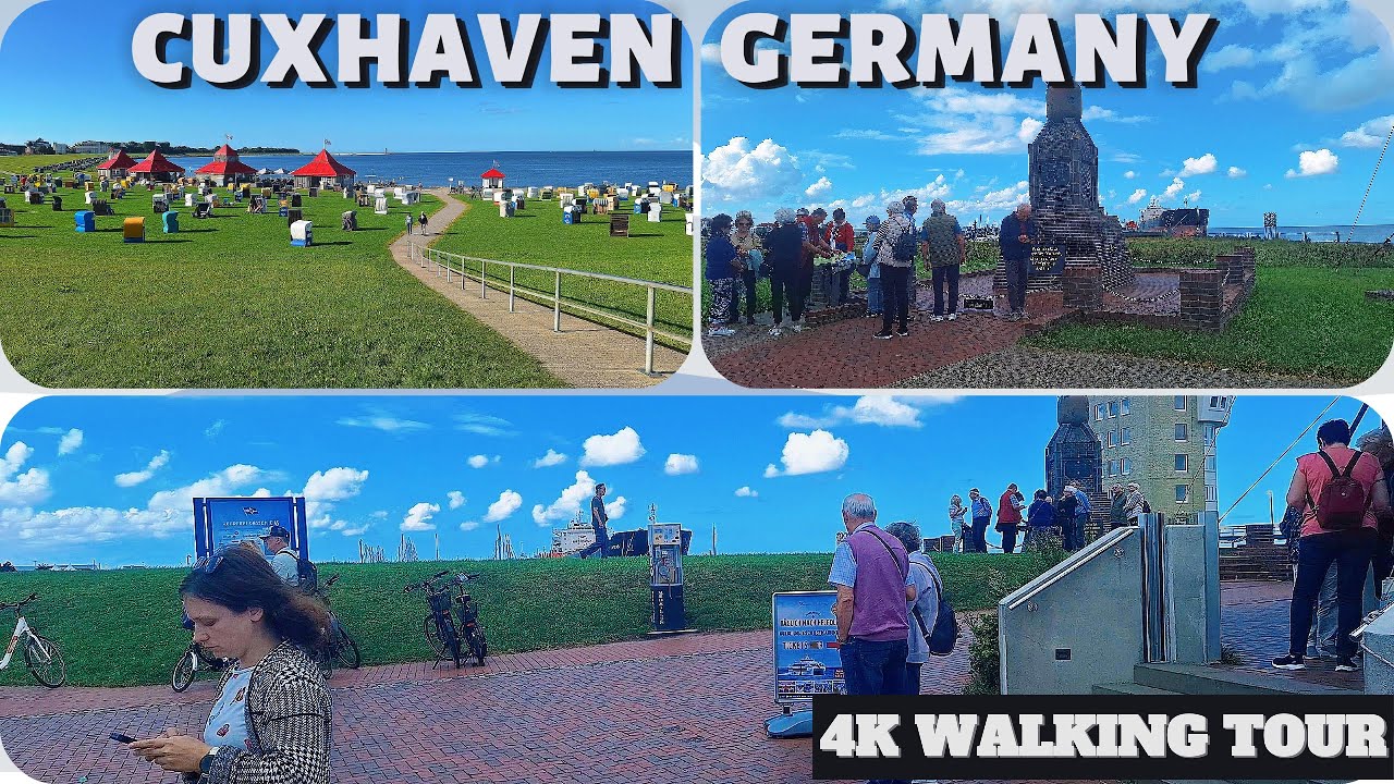 CUXHAVEN GERMANY 🇩🇪  4K Walking Tour  North Sea 🌊 🫡🫡🫡✅️✅️✅️✅️