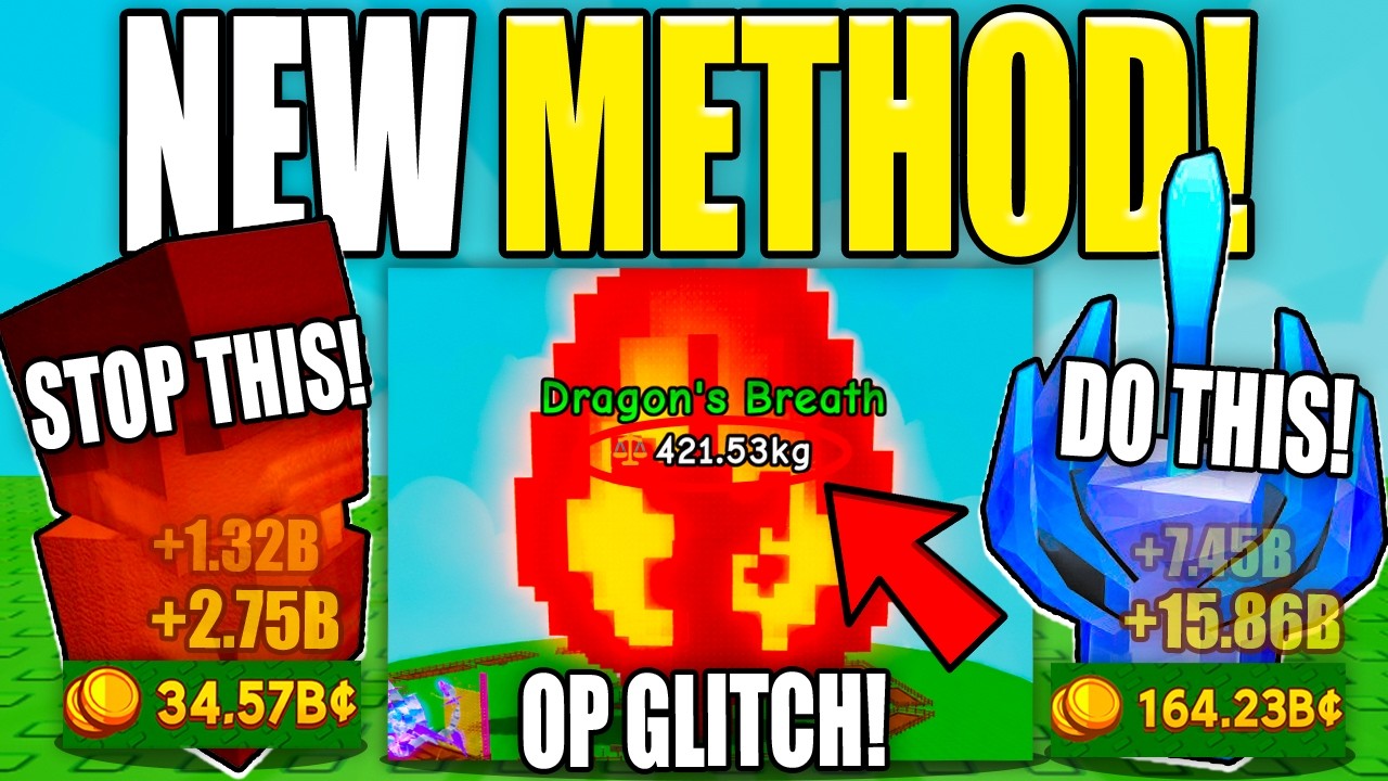 *NEW* GLITCHED METHOD TO GET 400KG FRUITS & 100B+ SHECKLES! THIS IS BROKEN... (Grow A Garden 2)