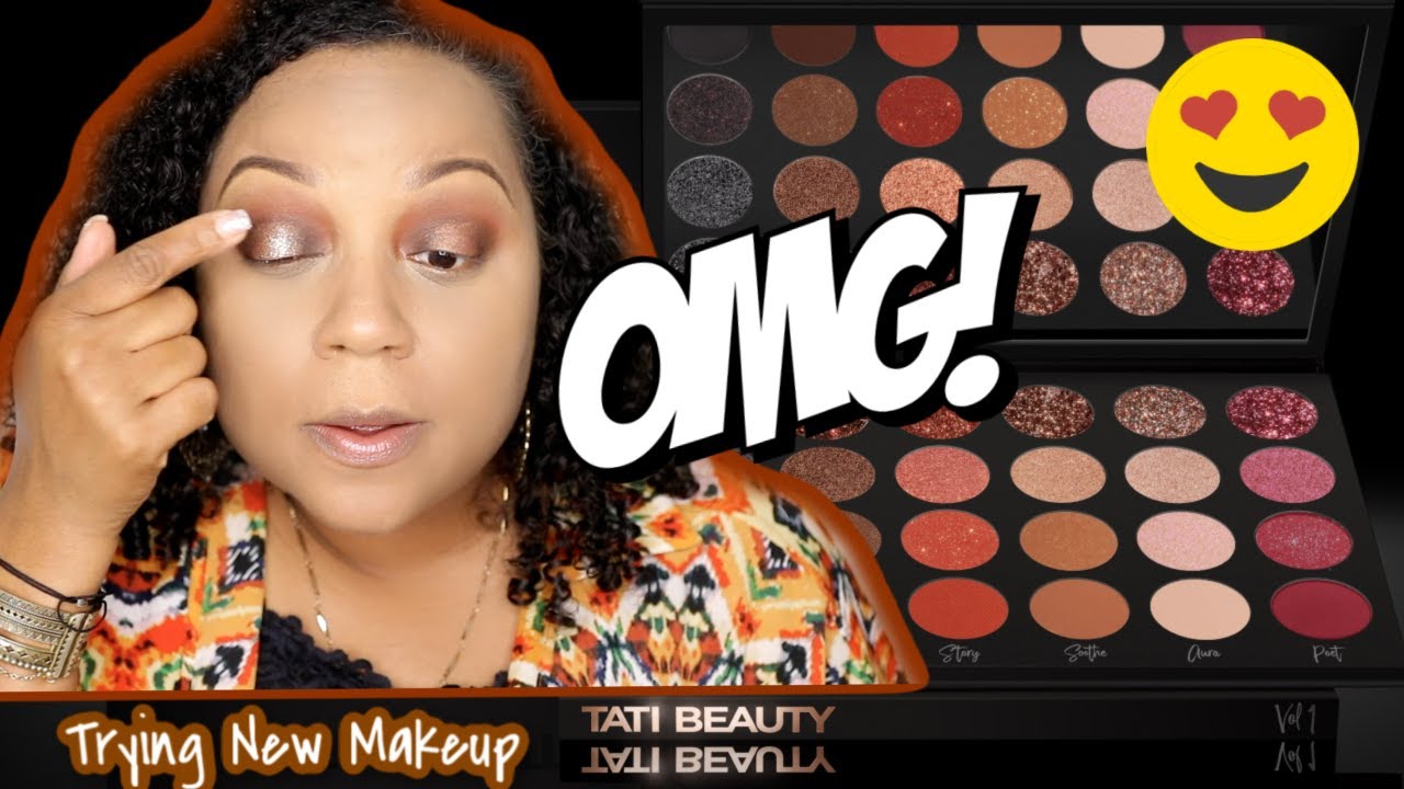 Trying New Makeup Tati Beauty + Lisa Eldridge Lippie ALSO Glow Recipe Banana Moisture Cream | OMG!