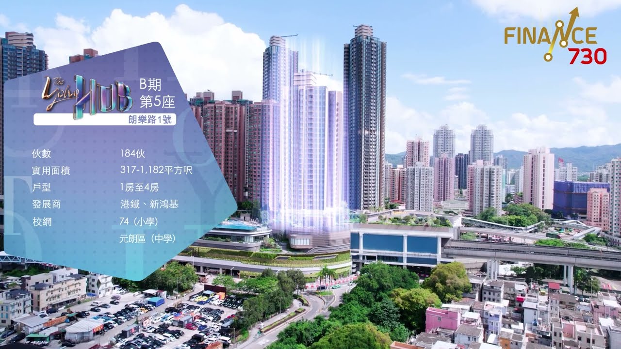 【The YOHO Hub第5座】元朗站頂 + 轉角單邊開揚景觀丨YOHO大型優質生活圈
