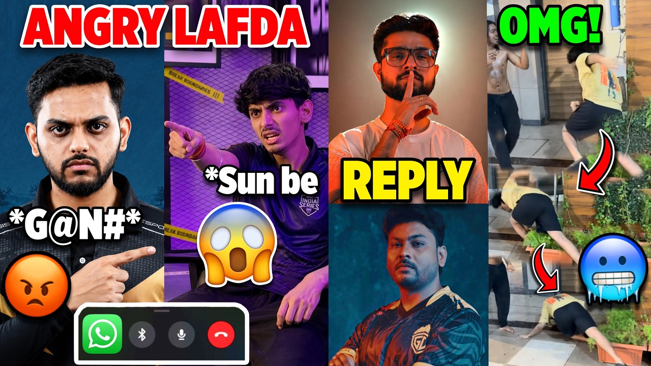 New LAFDA Started😱 ANGRY Reply & EXPOSE Chat😡 TEAM APEX GAMING, S8UL, GODLIKE, Hector, GIRL, BGMI