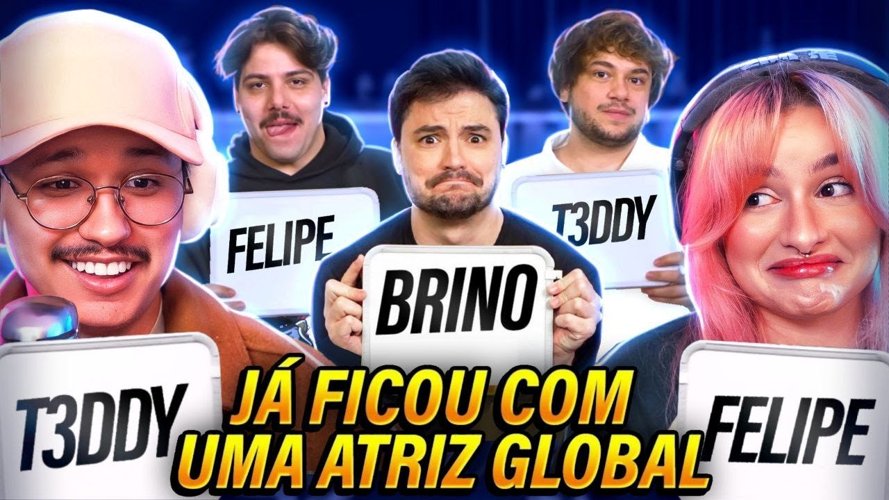 BRINO E T3DDY JOGANDO QUEM JÁ FEZ ISSO? | React Felipe Neto