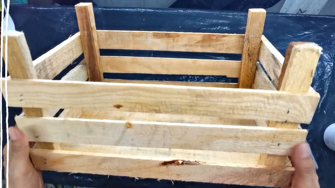 RECICLA CAJAS DE FRUTAS