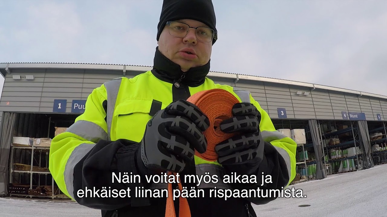 Lautakuorman sidonta
