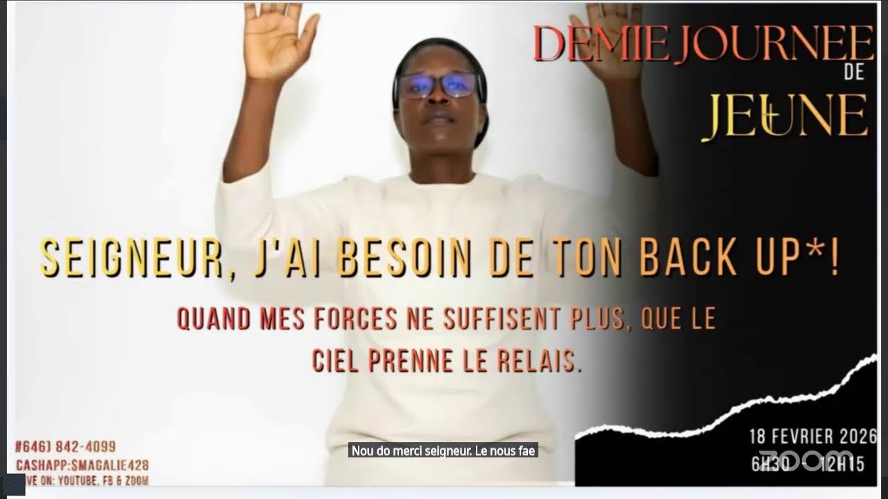 “     Segne’ m bezwen  back up” Seigneur, j’ai besoin de ton back up!