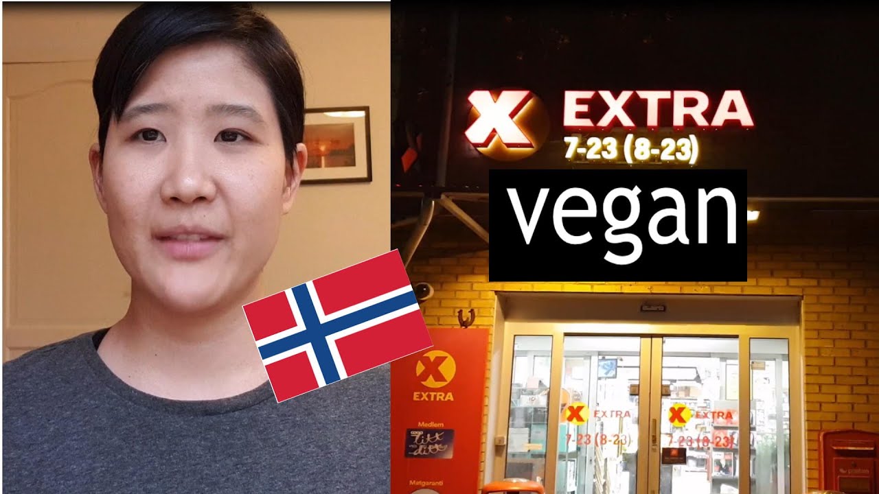 vegan products at Coop Extra Norway