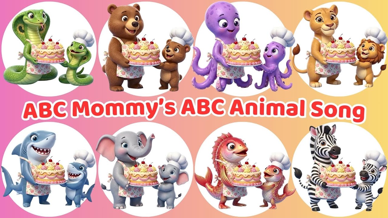 ABC Animal Sounds Song 🐶🎂 Mommy & Baby Make Cake | Funny Animal Sounds | Neigh Neigh TV