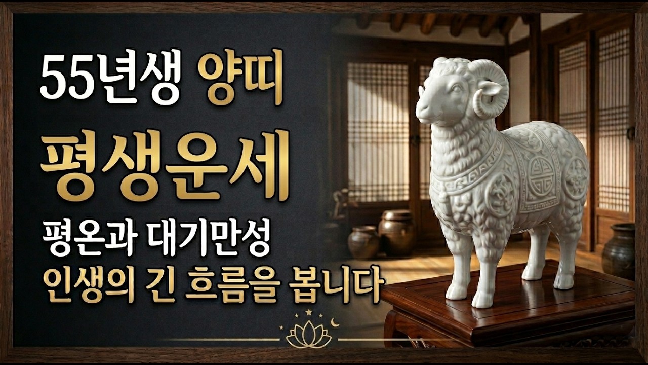 양띠 미쳤다!! 2025년 1955년생 71세 을미생 양띠운세! 배신당한 모든 날 끝! 55년생 양띠 운명과 평생운세 / 양띠 운세 대폭발!