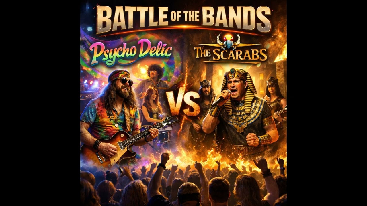Battle of the Bands  The Scarabs vs Psycho Delic