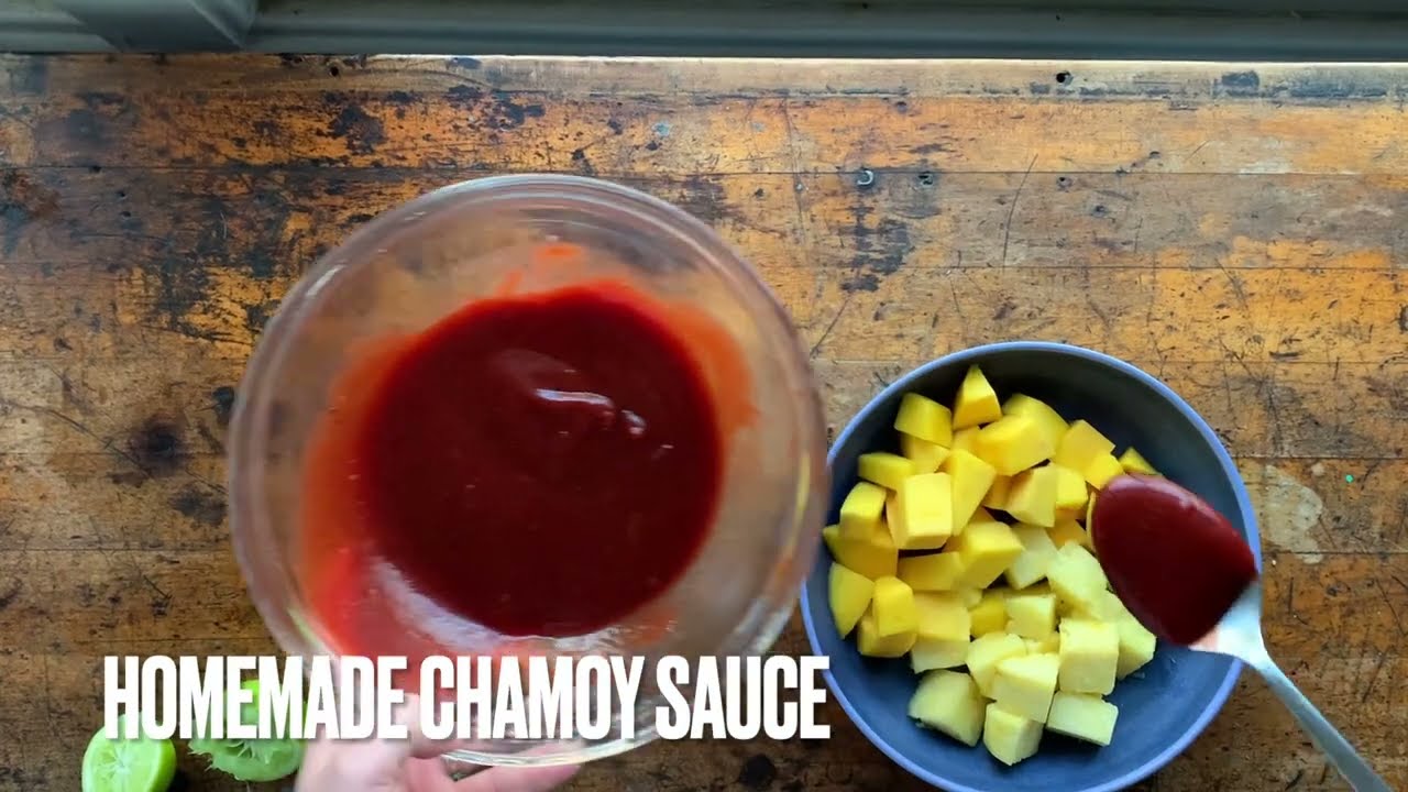 EASY HOMEMADE CHAMOY SAUCE MADE WITH FRESH, NATURAL INGREDIENTS | MAKE FOR MARGARITAS OR FRUIT