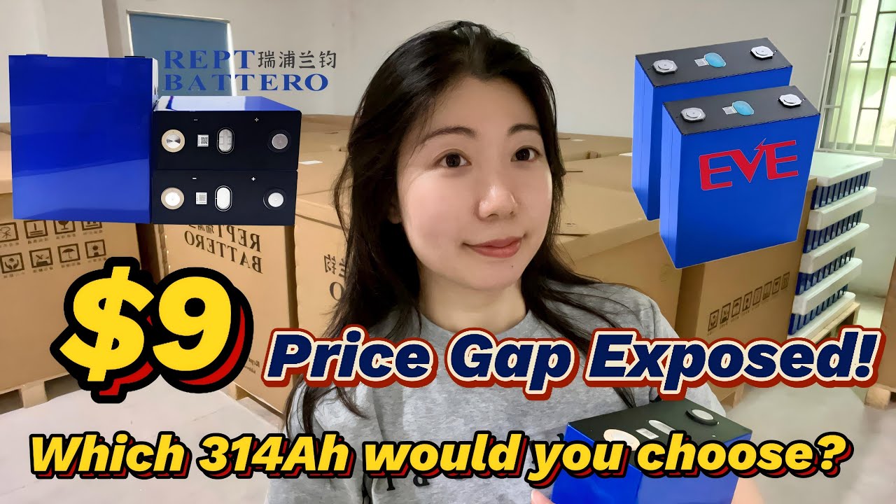 【XIHO Energy】EVE vs REPT 314Ah: $9 Price Gap Exposed! Which LiFePO4 314Ah would you choose?