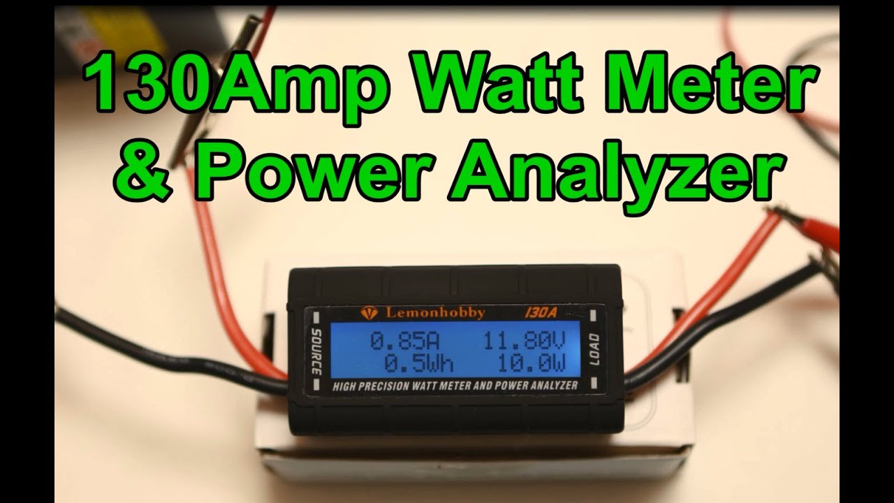 130Amp DC Watt Meter and Power Analyzer : Eye-On-Stuff