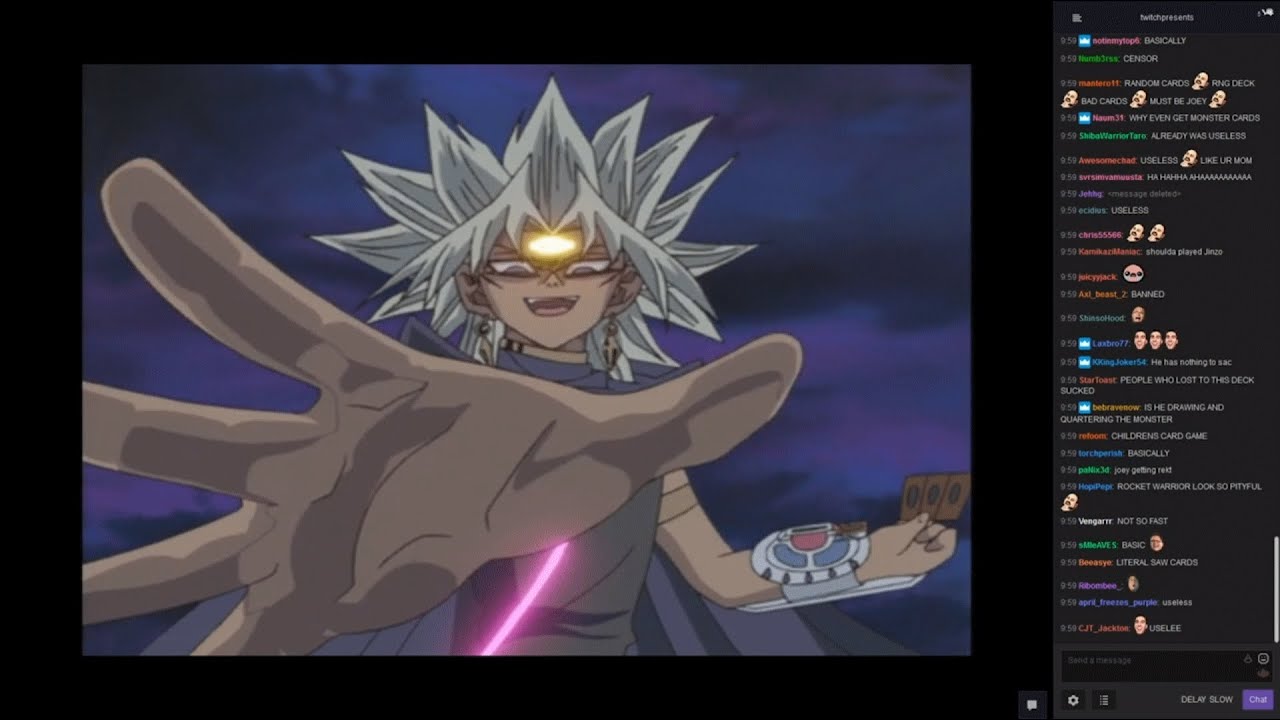 Twitch Chat Reacts to Yu-Gi-Oh! - Joey vs Marik, Part 2