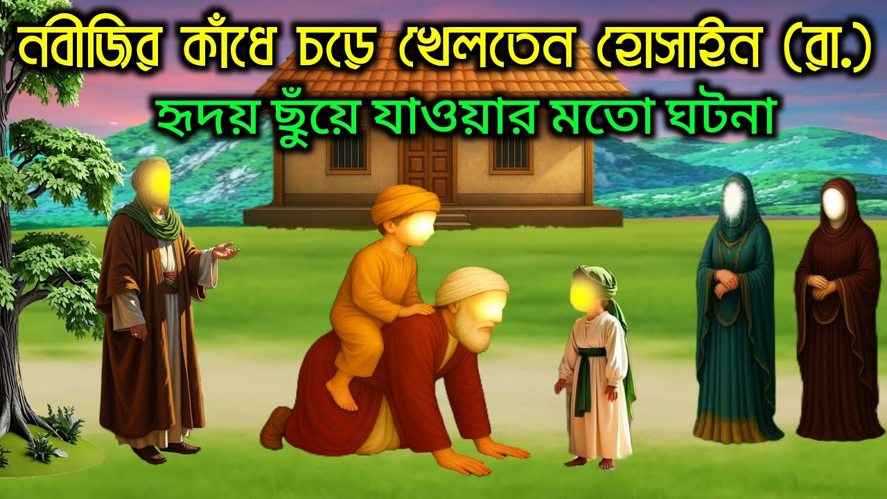 নবীজি ﷺ এর হৃদয়স্পর্শী ৩টি ঘটনা | ফাতেমা (রা.)-এর অভাব হোসাইন (রা.)-এর খেলা ও ওমর রা.-এর প্রতিক্রিয়া
