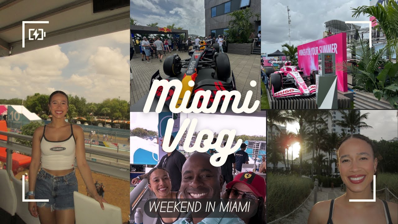 A WEEKEND IN MIAMI |  MIAMI GRAND PRIX | F1 RACE | TRAVEL | VLOG🌴🏎️
