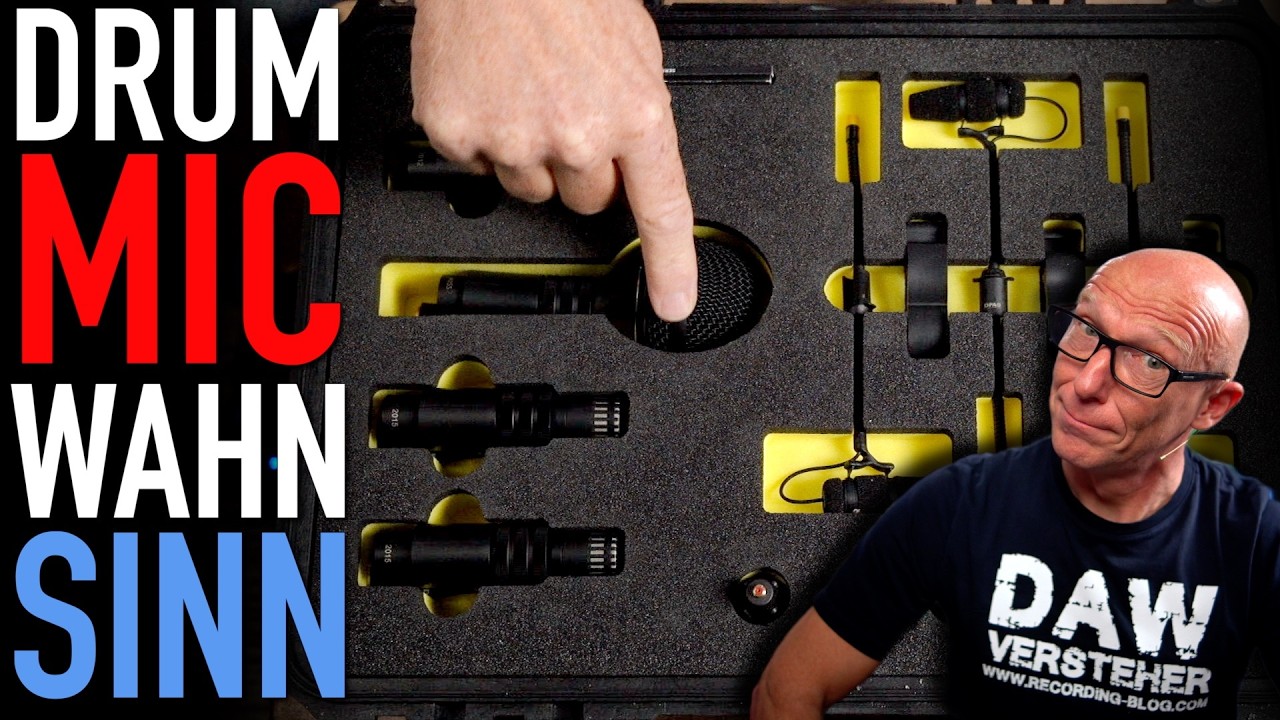 Test im PROFI-Studio: Die BESTEN Mikrofone für Drums