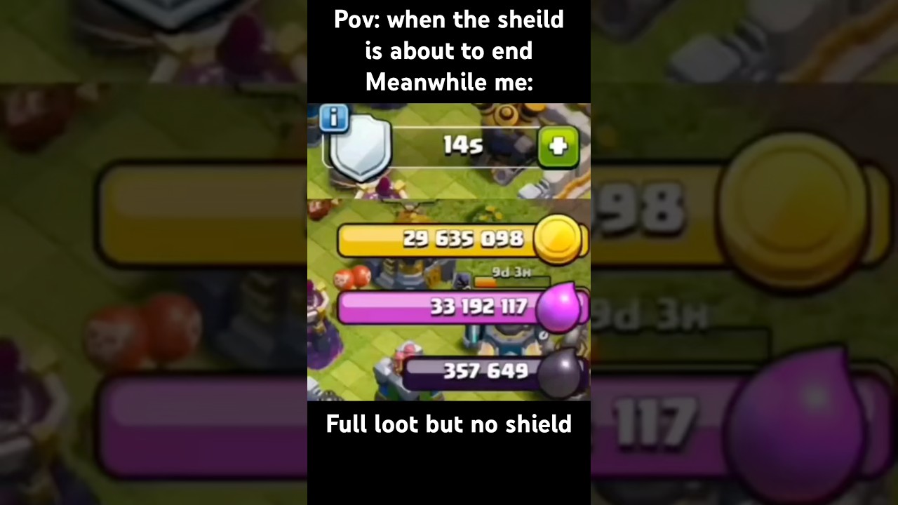Full loot but shield is about to end😳😳😱😱😵&zwj;💫😵&zwj;💫 #mustwatch #prajwolgaming #clashofclans #coc