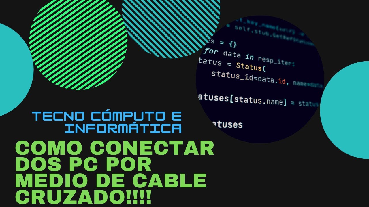 Como Conectar dos PC por Medio de Cable Cruzado!!!!