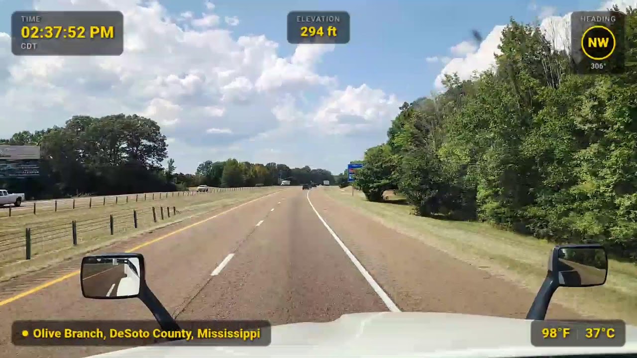 LIVE Driving POV- IRL- Phenix City AL ➜ Memphis TN | Relaxing Ride Along