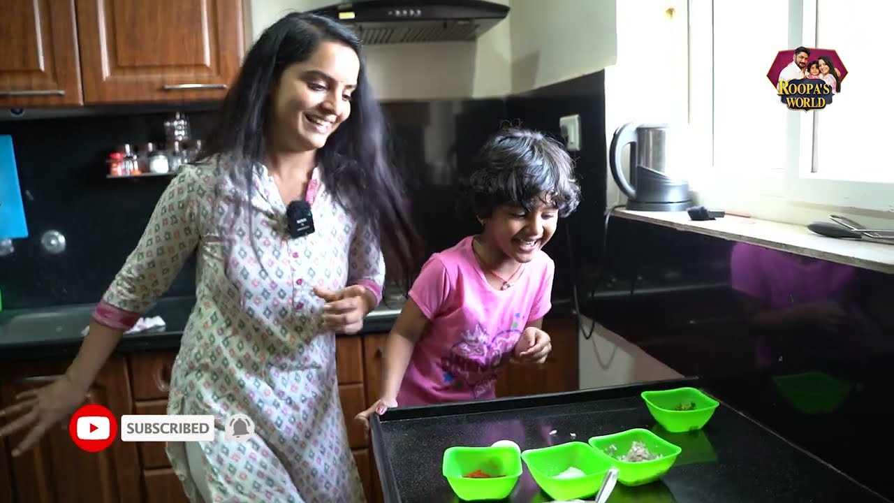 Surprise Cooking By Baby Daughter || మా పాప చేతి వంట || Omlette || Vlog || Roopa's World