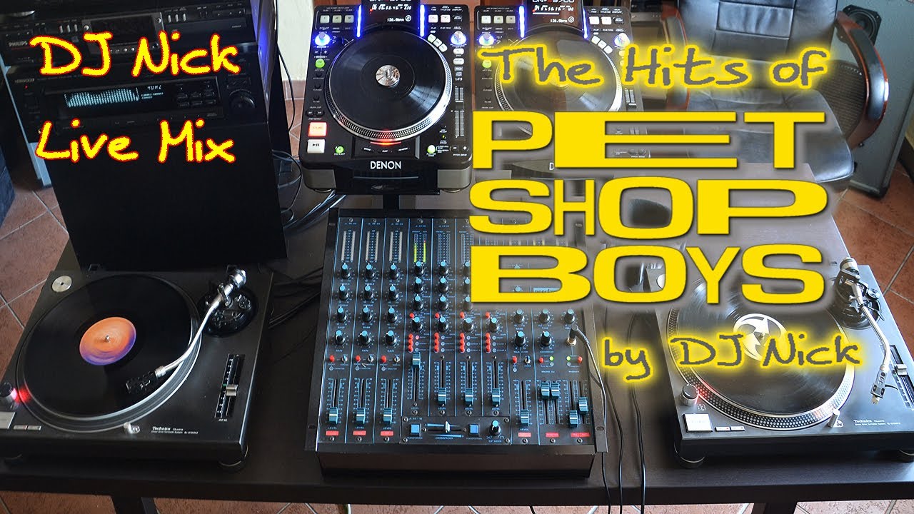 The Hits of Pet Shop Boys - 80's Euro-dance live vinyl mix by DJ Nick