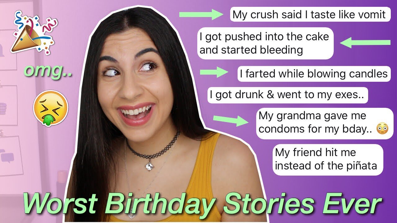 Embarrassing Birthday Stories (the worst!) | Just Sharon