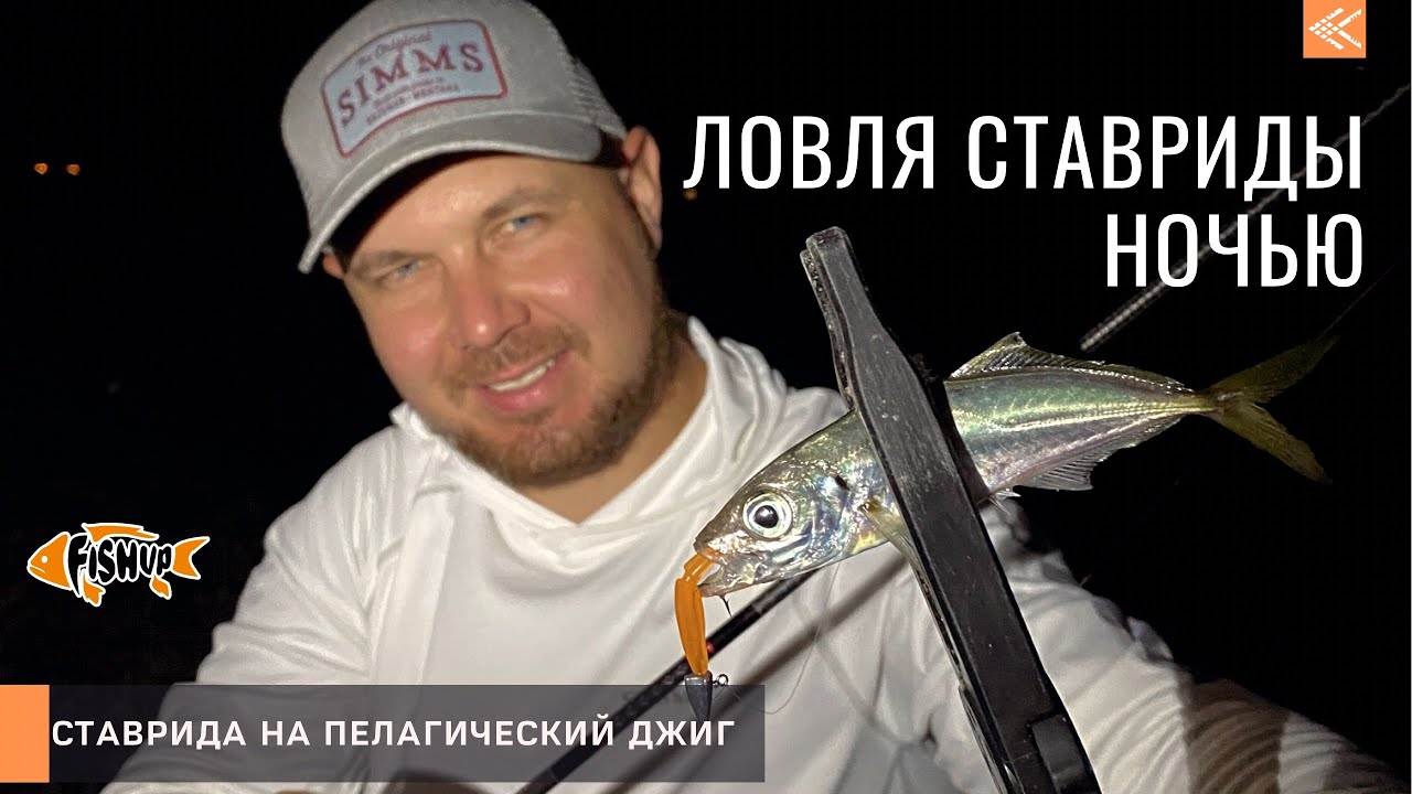 Ловля ставриды на пелагический джиг ночью, с берега. Тест новых приманок от Fishup #saltwaterseries