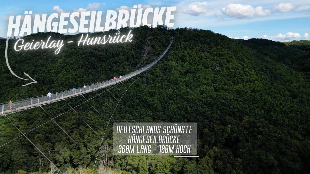 H&auml;ngeseilbr&uuml;cke Geierlay | Hunsr&uuml;ck | Br&uuml;cke | Adventure | DJI | Suspension bridge | Natur | Germany
