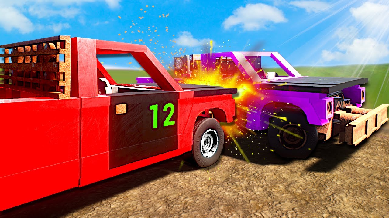 Lego Demolition Derby Survival! - Brick Rigs Multiplayer Gameplay