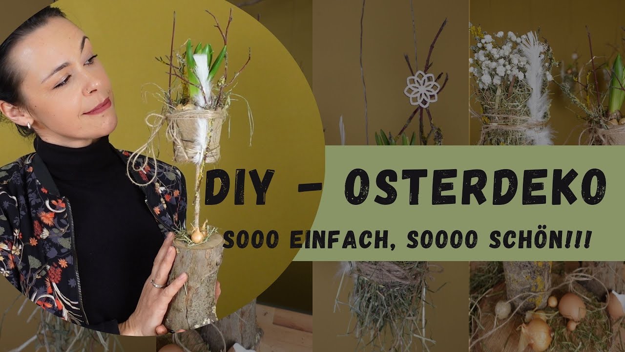 GENIALE OSTERDEKO / EINFACH und GÜNSTIG zum SELBERMACHEN